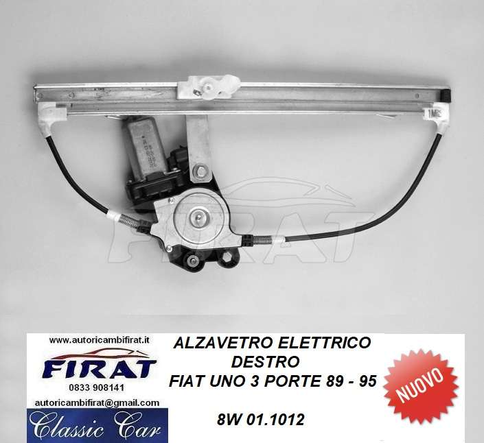 ALZAVETRO ELETTRICO FIAT UNO 3P DX 89 - 95